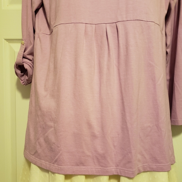 L.L. Bean Lilac Purple Open Cardigan - Picture 6 of 8